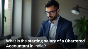 starting salary of a Charatered Accountant in india